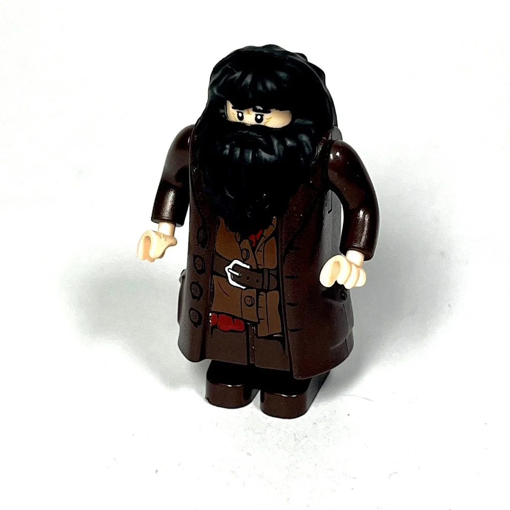 LEGO Harry Potter Rubeus Hagrid Minifigure hp111 Dark Brown Topcoat 4738 10217